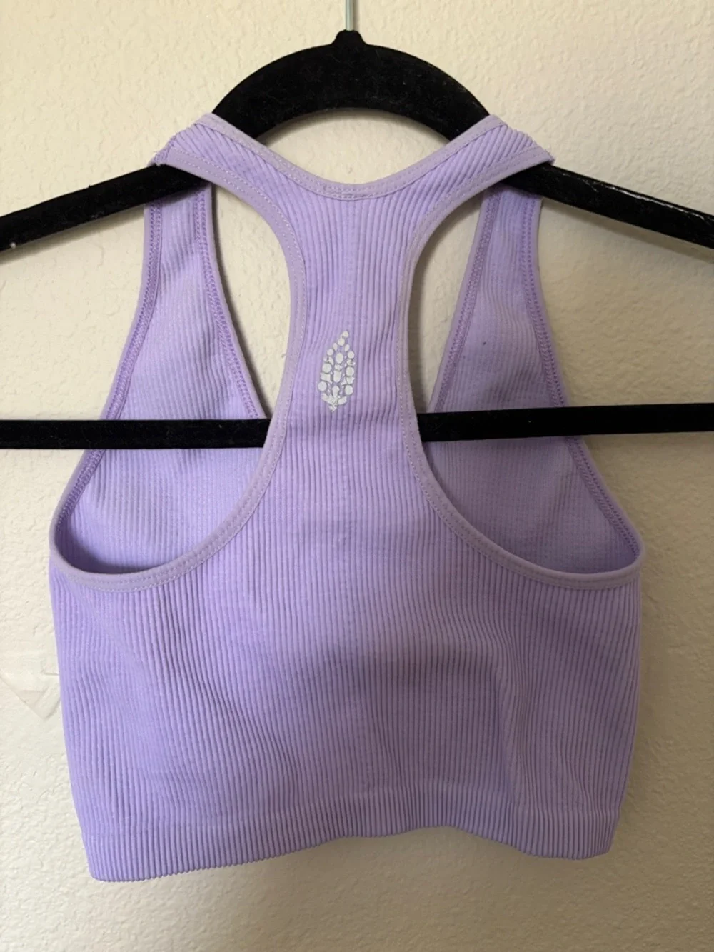 Free People Movement ribbed racerback bra top Sz XS - Picture 3 of 3